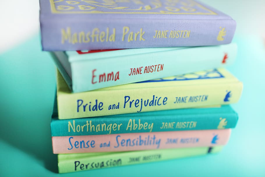 Close-Up Photo of Assorted Books, blur, book stack, close-up view