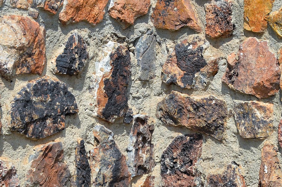 Close-up of Stone Wall, architecture, background, building, exterior HD wallpaper