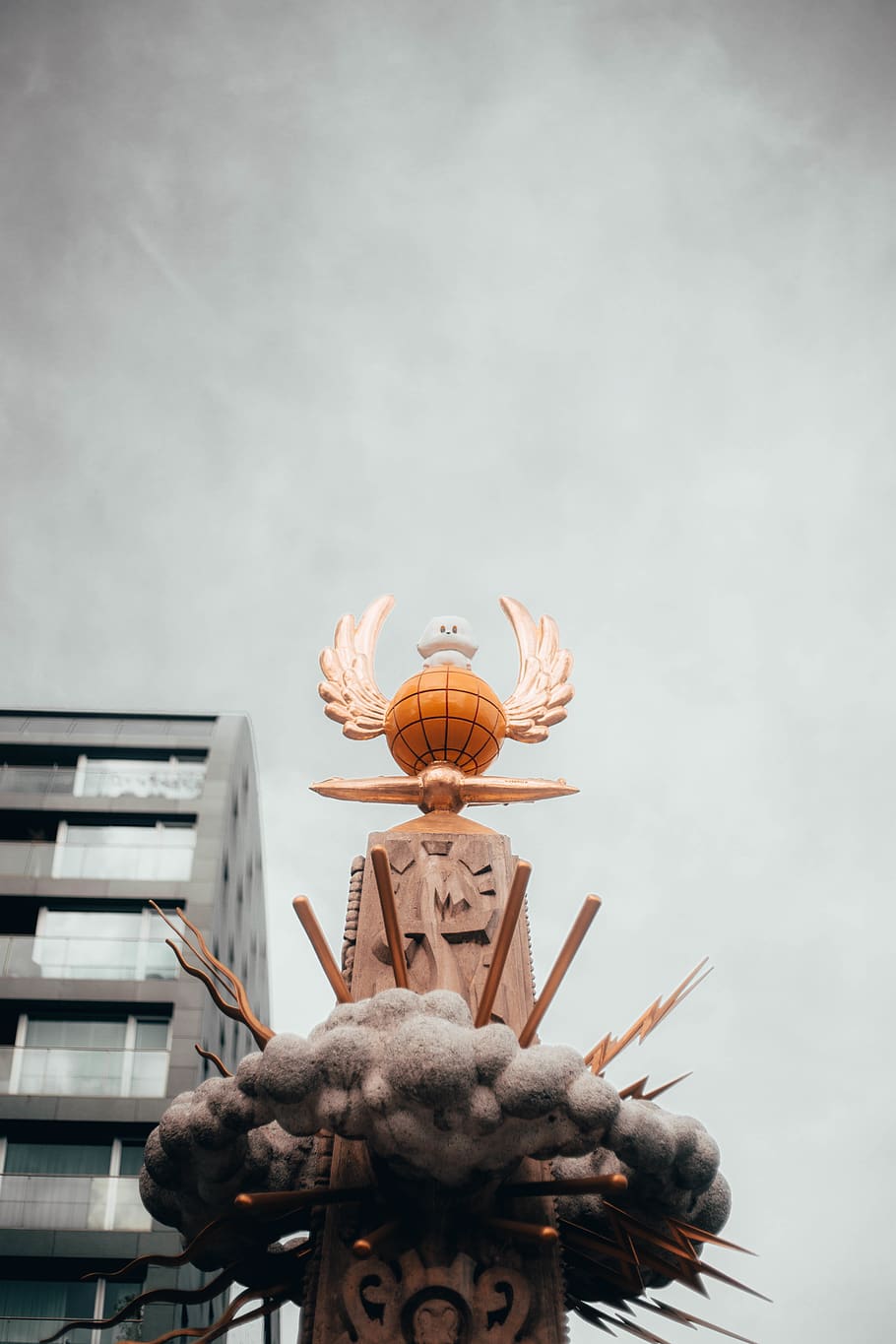 netherlands, rotterdam, sky, art and craft, architecture, representation HD wallpaper