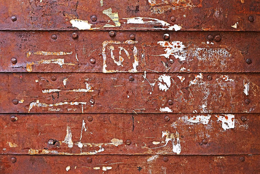 brick, rust, rug, wall, steel, slate, demolition, puddle, drain, HD wallpaper