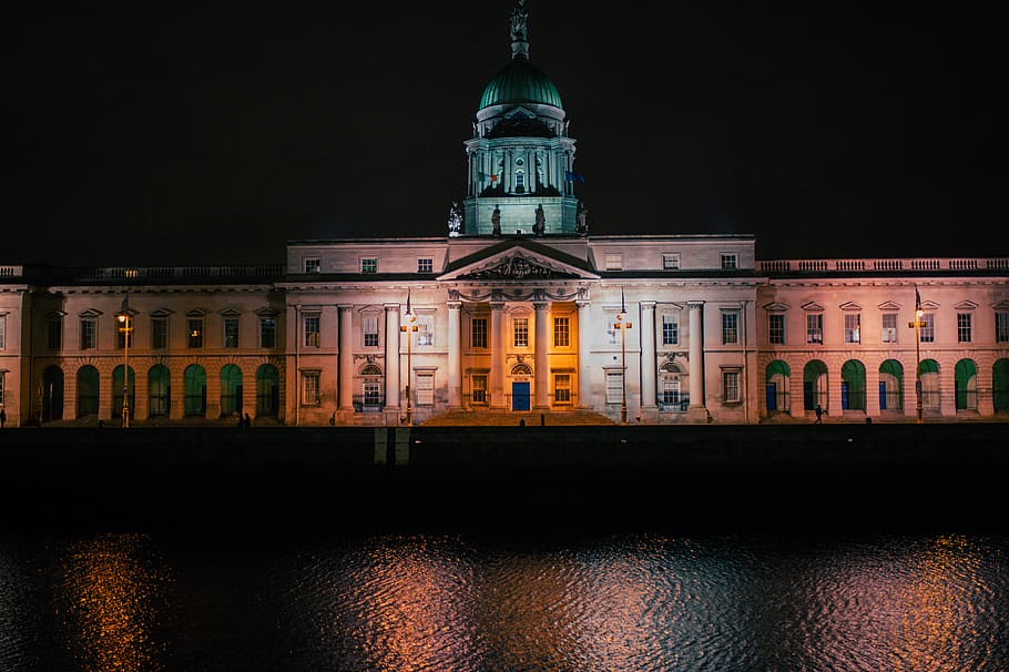 USA White House, building exterior, night, built structure, architecture HD wallpaper