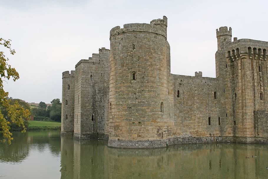 castle, battlement, construction, architecture, building, style HD wallpaper