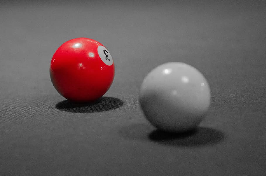 ball, billiards, red, carpet, game, american, french, pool ball HD wallpaper