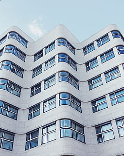 white concrete building under blue sky, germany, berlin, urban HD wallpaper