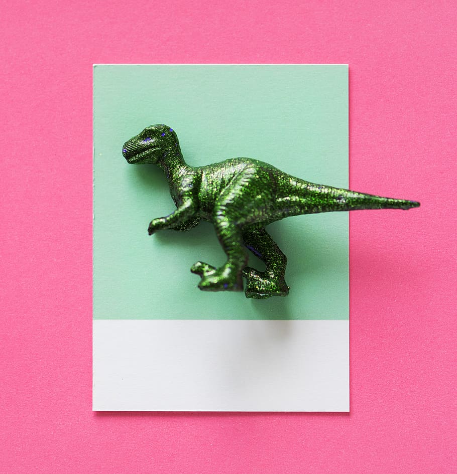 background, card, dinosaur, figure, fun, green, joy, little HD wallpaper