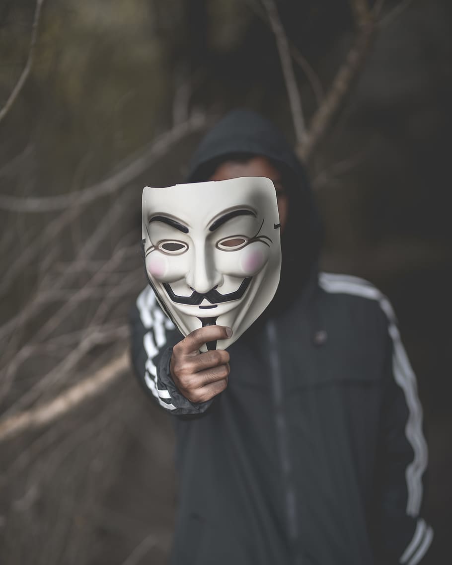 HD wallpaper: person holding Guy Fawkes mask, human, people, face, vendetta  | Wallpaper Flare
