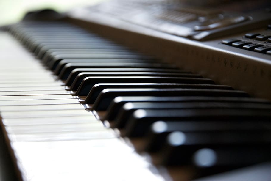 keyboard, piano, keys, music, musical instrument, musical equipment HD wallpaper