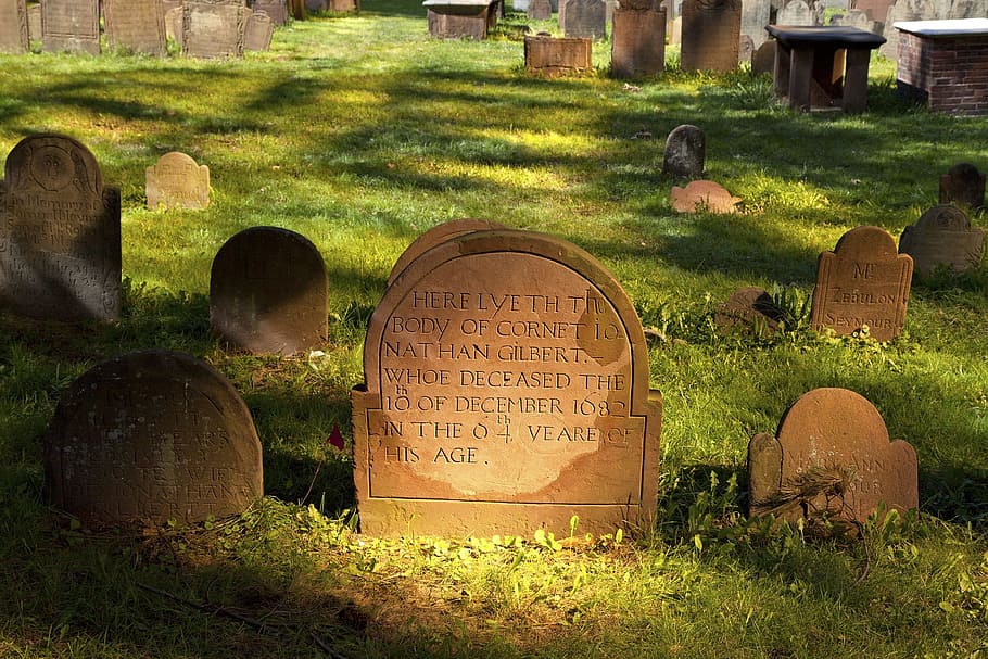 stone, cemetery, grave, graveyard, dead, death, halloween, tombstone HD wallpaper