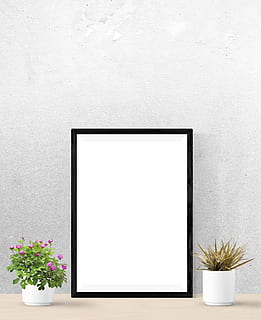 poster, mockup, wall, interior, realistic, indoors, decoration HD wallpaper