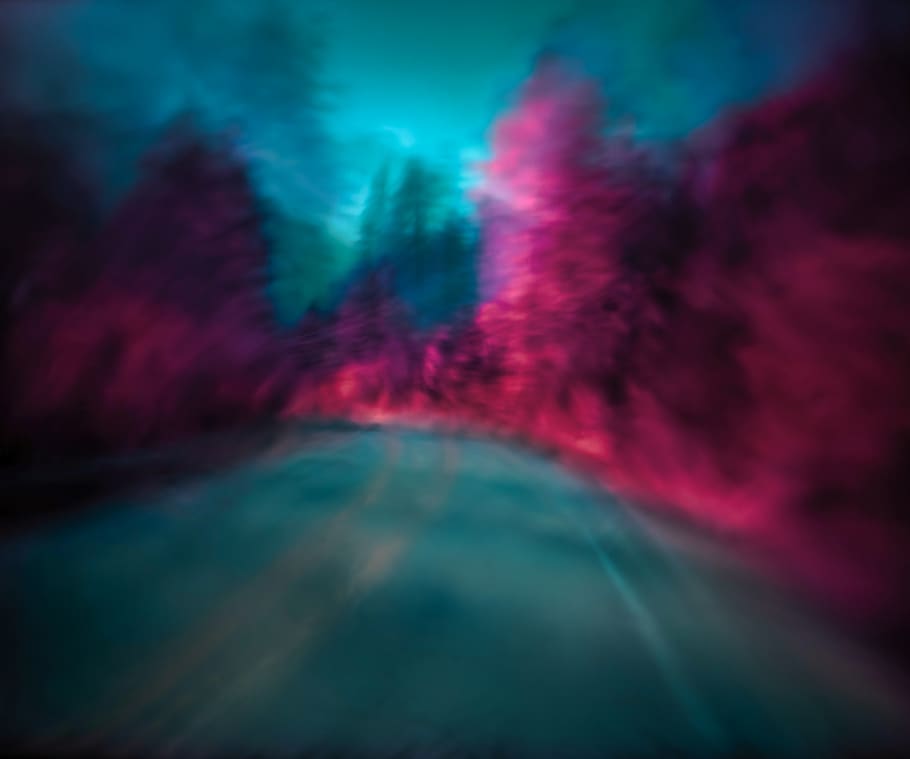 light, nature, outdoors, lighting, laser, road, flare, pattern HD wallpaper