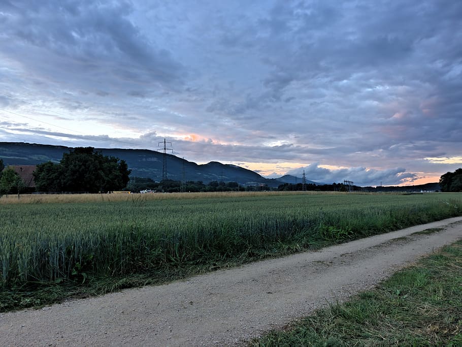 landscape, mood, road, clouds, sky, dramatic, panorama, mystical HD wallpaper