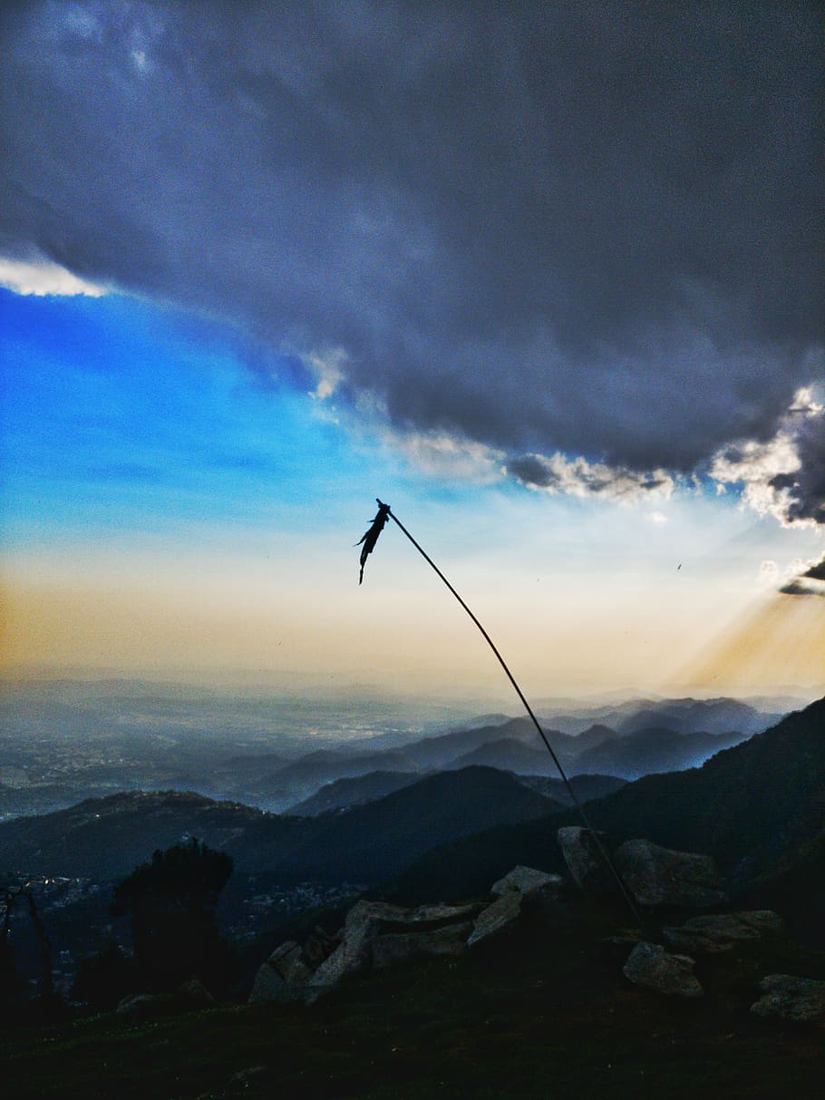 india, triund, cloud - sky, beauty in nature, scenics - nature, HD wallpaper