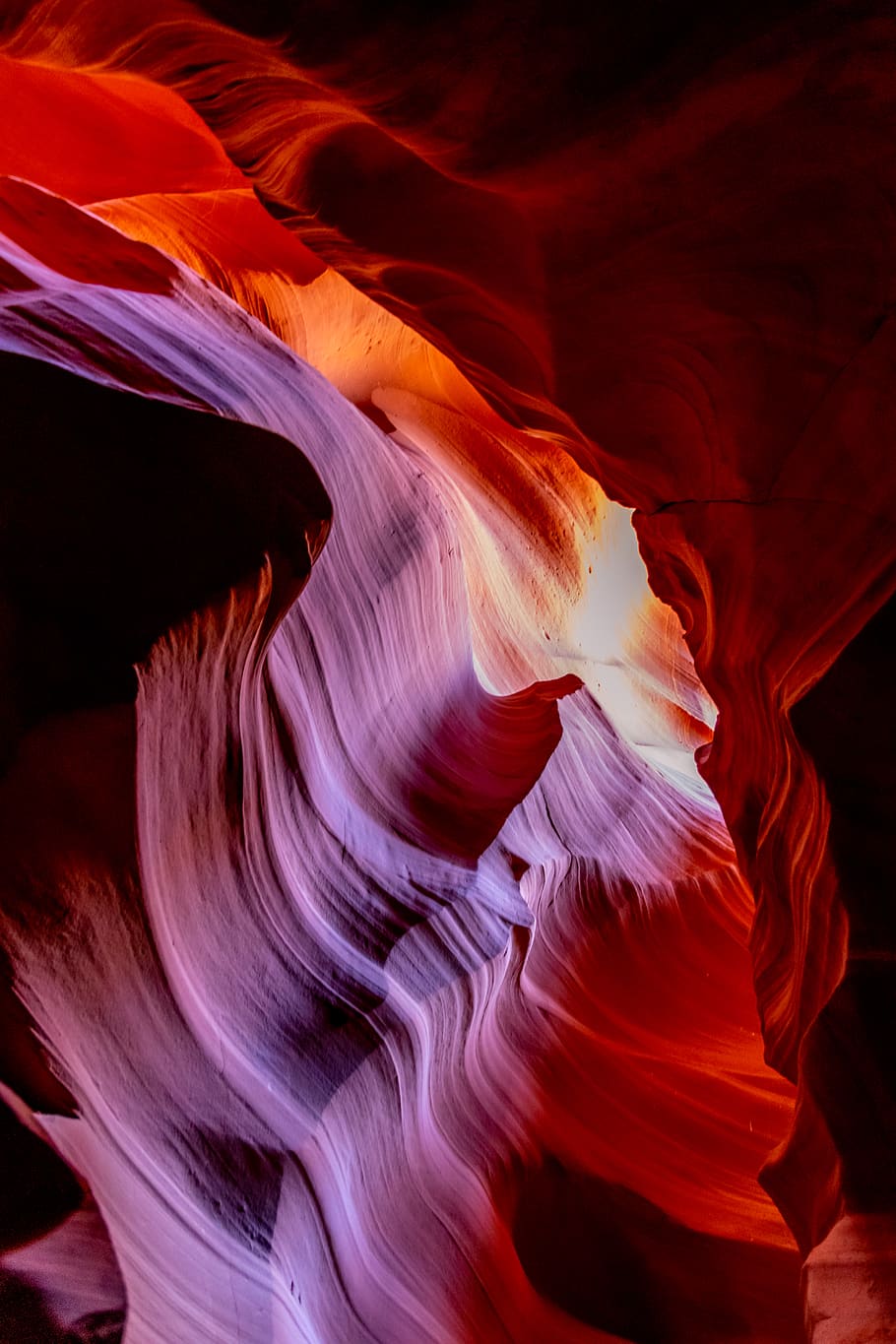 antelope canyon, rock formation, geology, rock - object, solid HD wallpaper