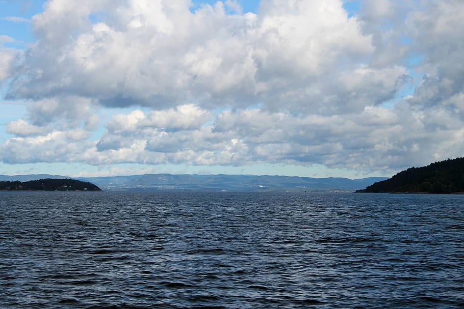 norway, water, cloud - sky, scenics - nature, sea, waterfront HD wallpaper