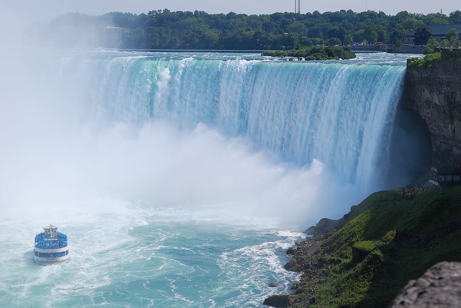 niagara falls, great falls, canada, water, waterfall, scenics - nature HD wallpaper