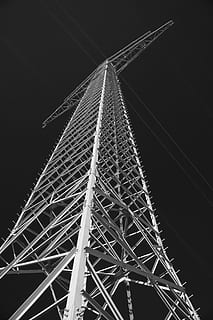 strommast, power line, pylon, sky, reinforce, voltage, elektrik HD wallpaper