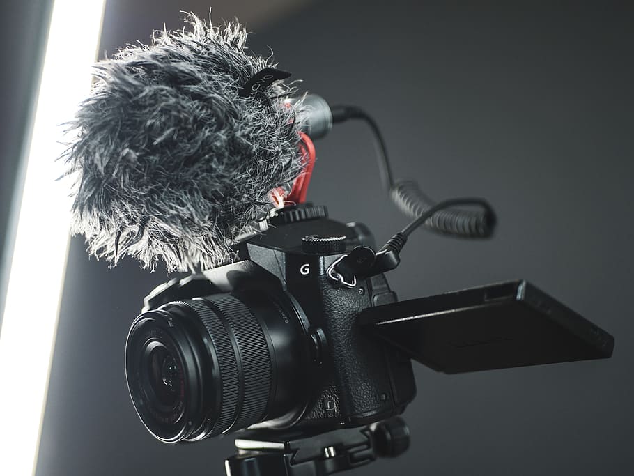Black Camera, close-up, electronics, equipment, focus, indoors HD wallpaper
