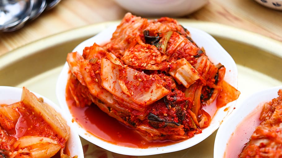 kimchi, korea kimchi, republic of korea, food, side dish, dining, HD wallpaper