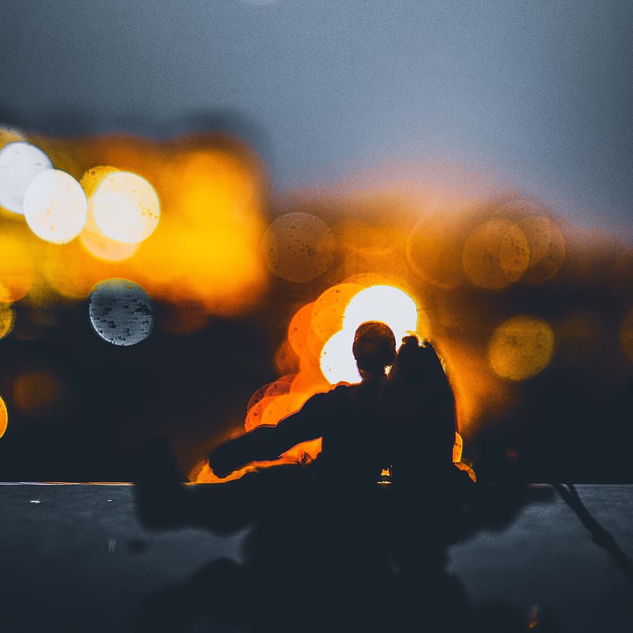White and Yellow Bokeh Camera Lights Effects, abstract, backlight HD wallpaper
