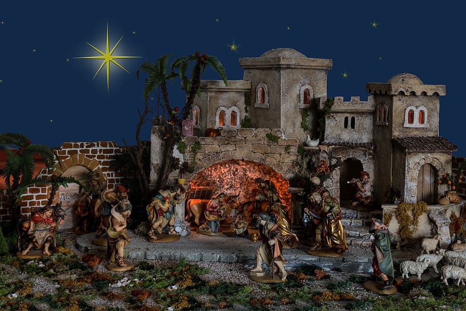 project, christmas, presentation, object, old, town, architecture HD wallpaper