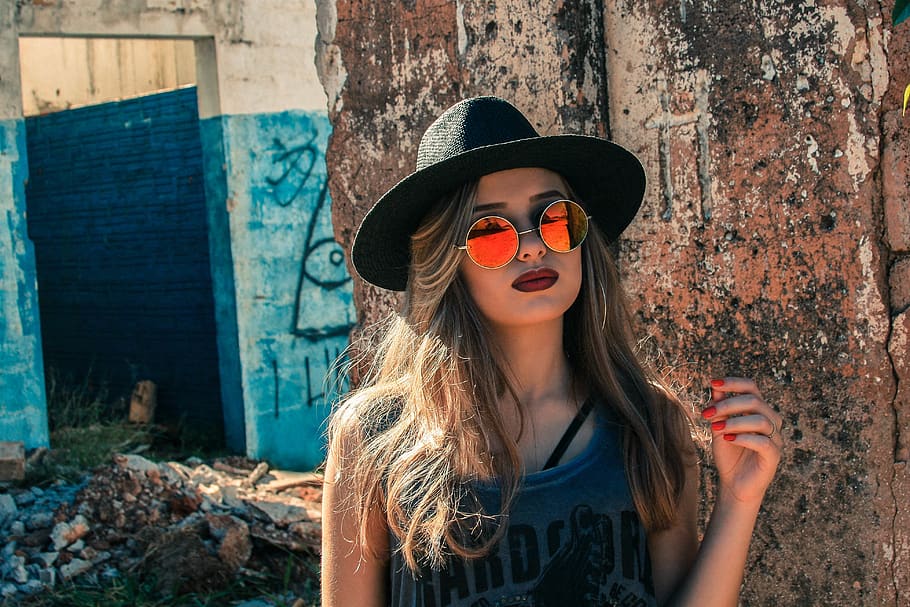 brazil, cianorte, fashion, glasses, young adult, long hair HD wallpaper