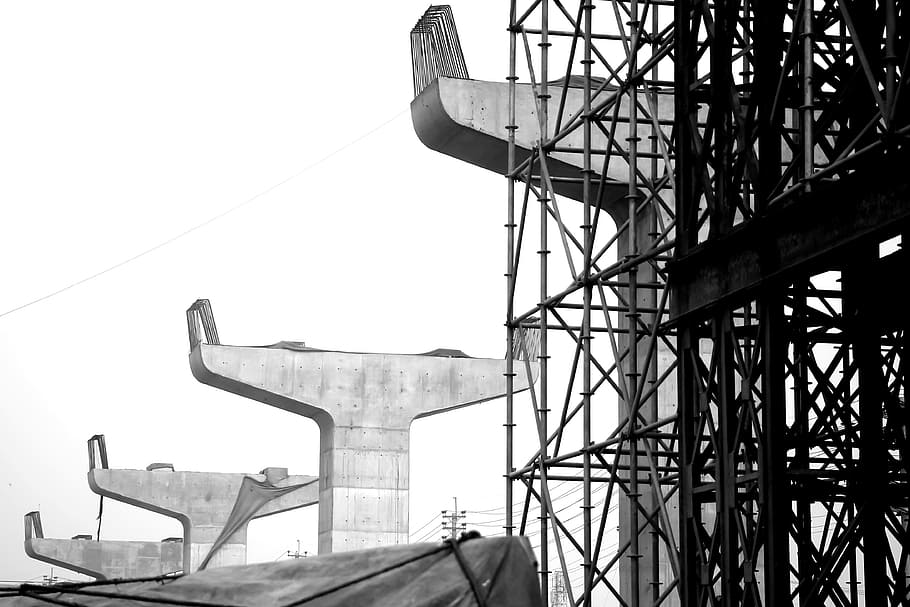 construction, construction site, build, work, built structure HD wallpaper