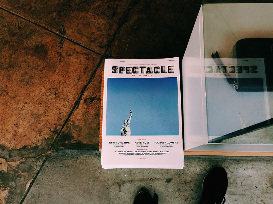 Spectacle book on brown surface, housing, building, advertisement HD wallpaper
