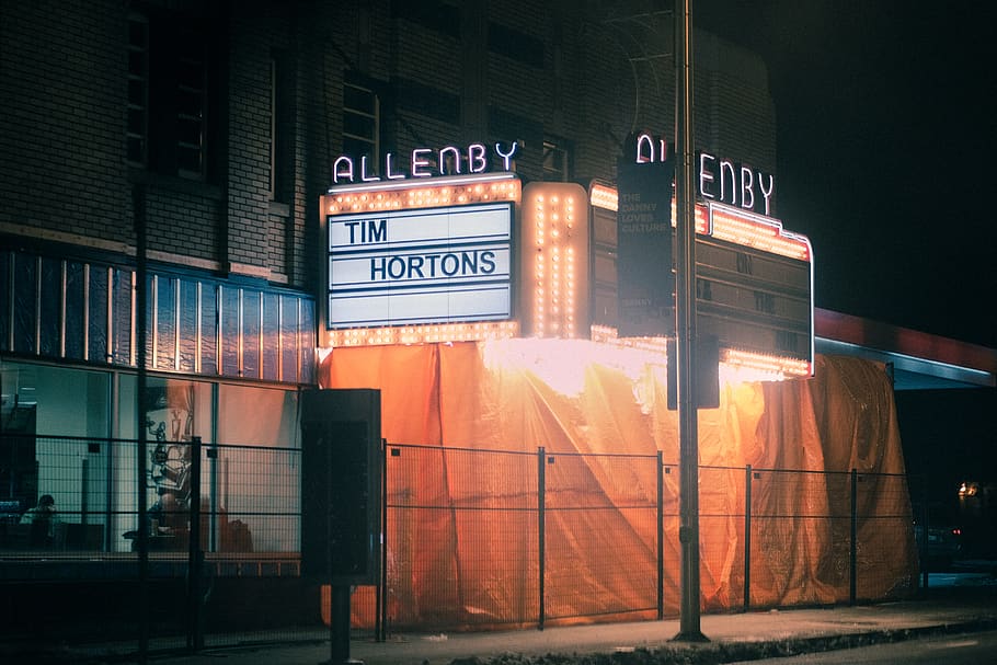 toronto, canada, lowlight, city, night, late night, urban, street HD wallpaper