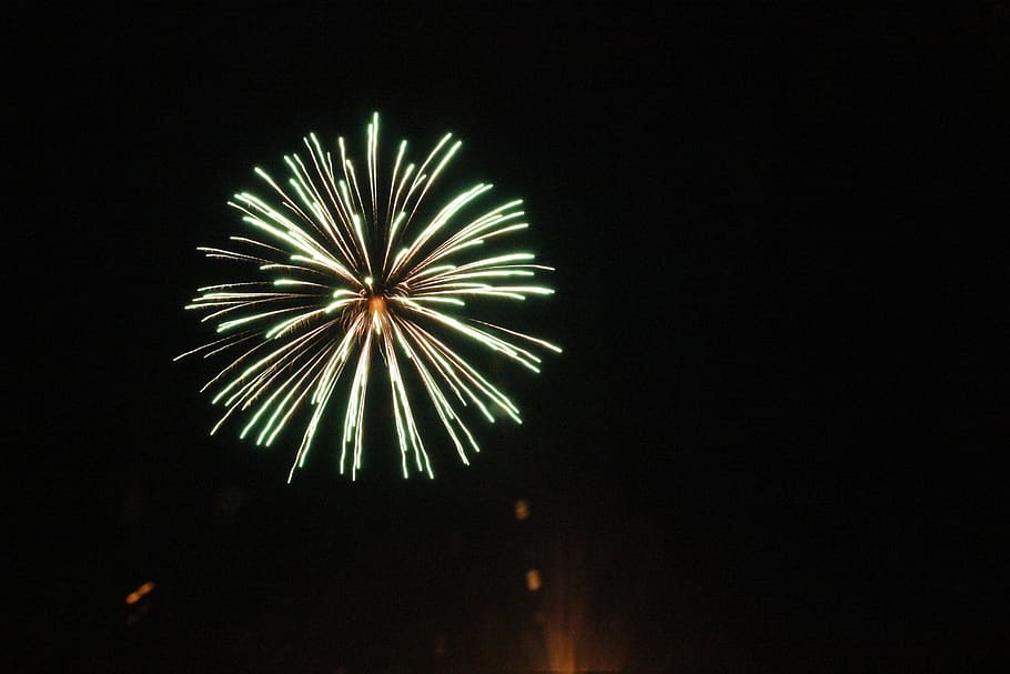 iran, kish, firework, night, fist, festival, illuminated, firework display HD wallpaper