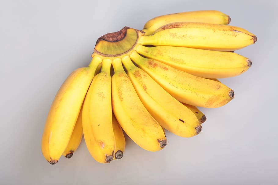 bananas, close, close-up, closeup, food, fresh, fruit, nutrient HD wallpaper