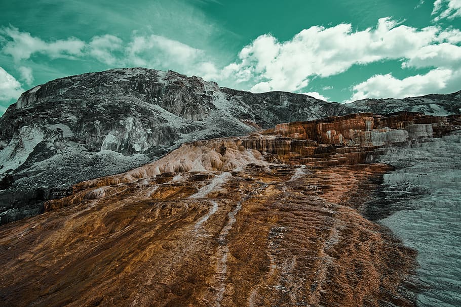 mountain, outdoors, nature, mountain range, plateau, peak, scenery HD wallpaper