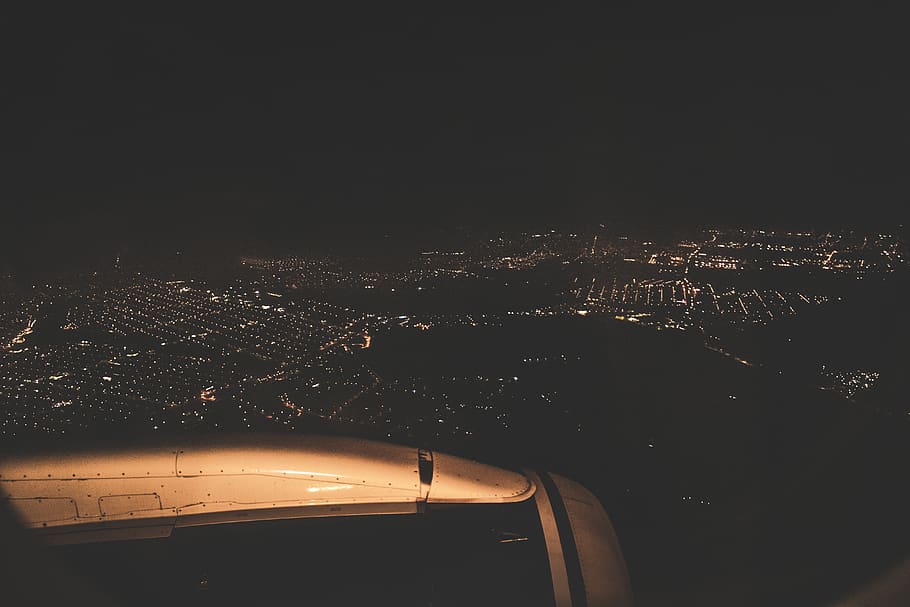 brazil, campinas, light, view, travel, night, dark, skyline HD wallpaper