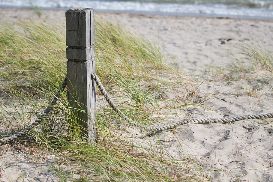 canada, pickering, frenchman's bay, rope, post, wallpaper, sand, HD wallpaper
