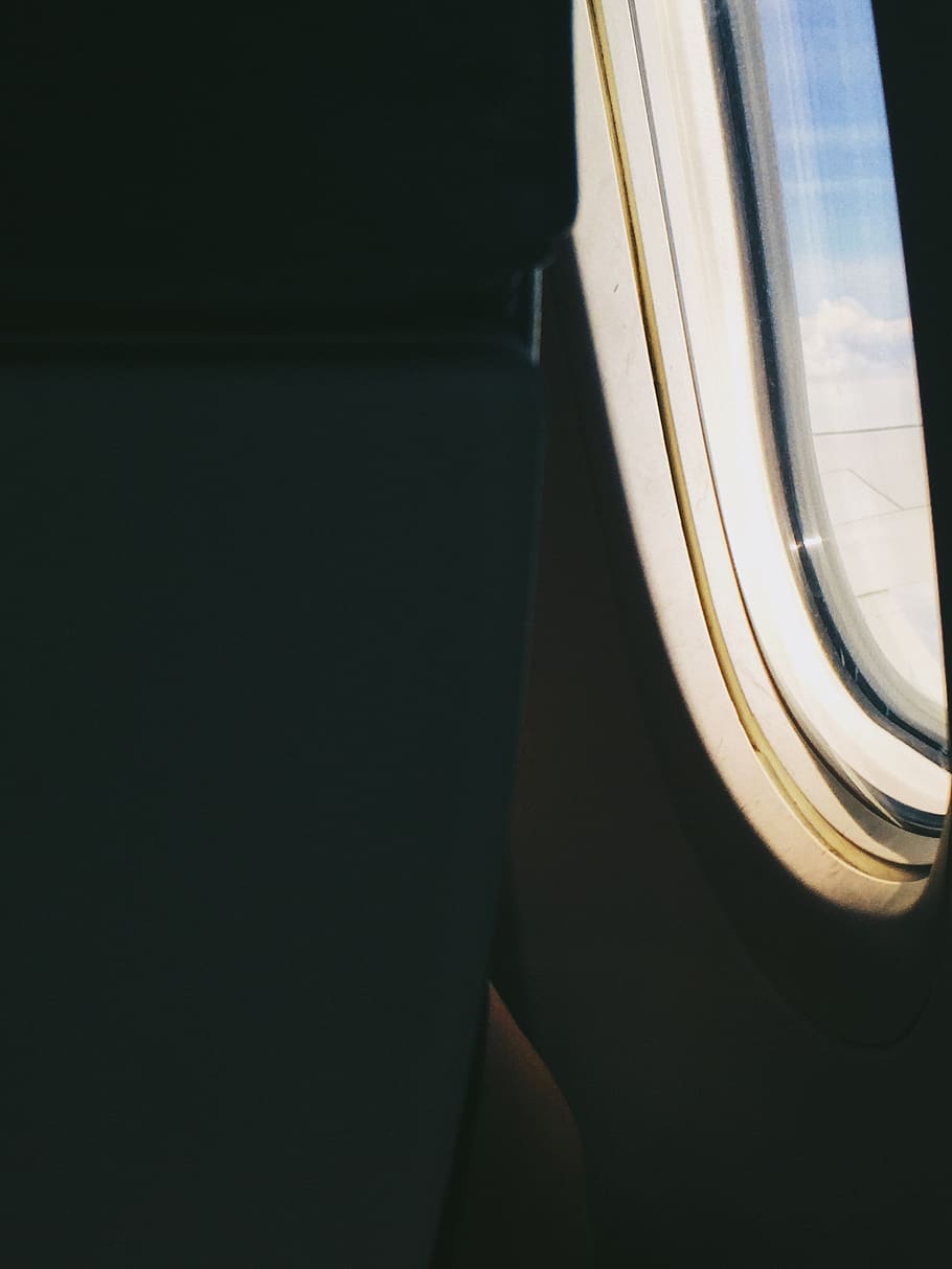 iphone, dark, sky, window seat, view, plane, airplane, air vehicle HD wallpaper