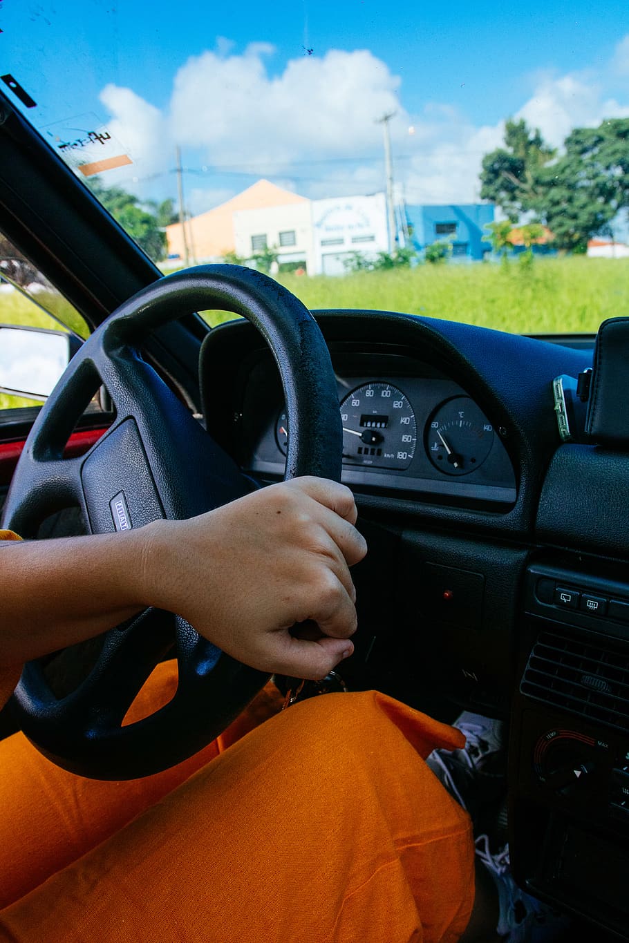 Person In Vehicle, car, dashboard, drive, driver, steering wheel HD wallpaper