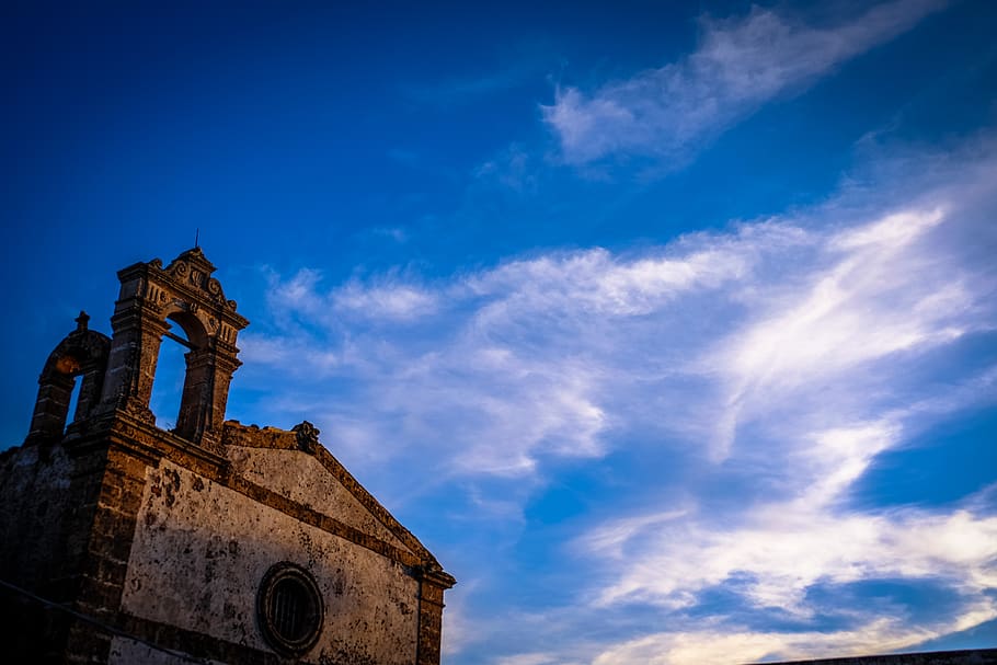 italy, marzamemi, sky, architecture, cloud - sky, built structure HD wallpaper