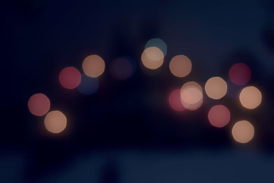 bokeh photography of lights, flare, lighting, red, blue, bookeh