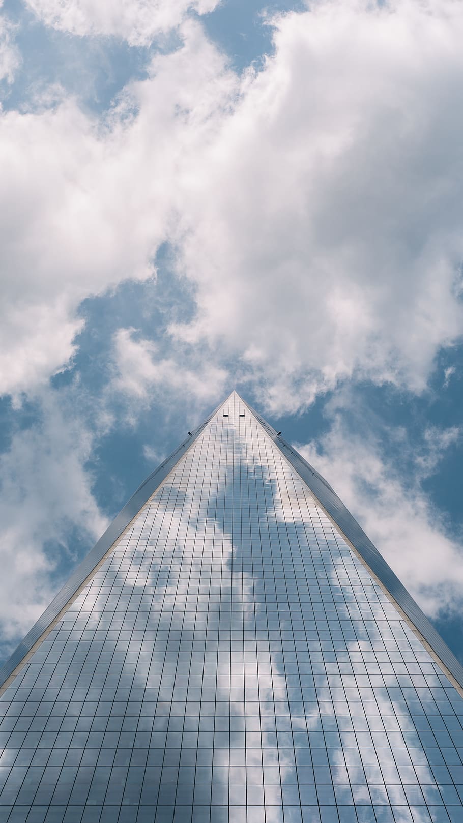 triangle, new york, architecture, building, usa, one world trade center, HD wallpaper