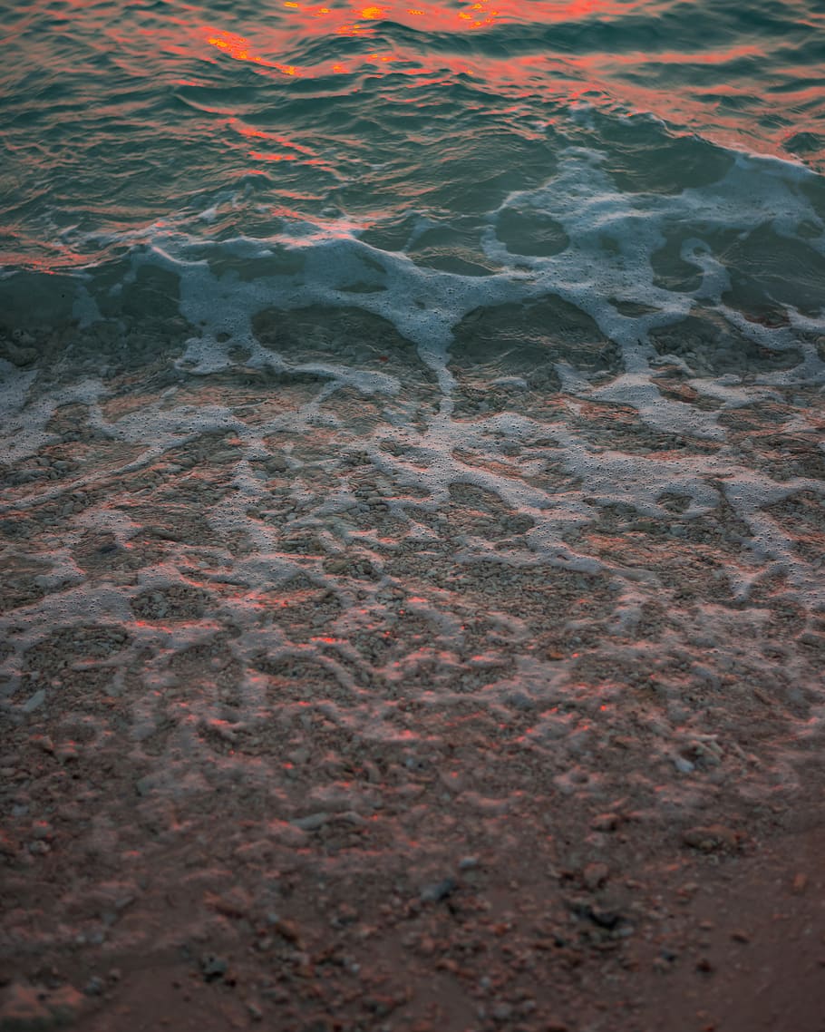 water bubbles, outdoors, nature, mountain, rug, oil spill, ocean HD wallpaper
