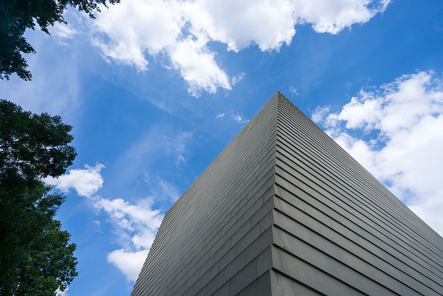 germany, dresden, nature, sky, clouds, architecture, cube, change HD wallpaper