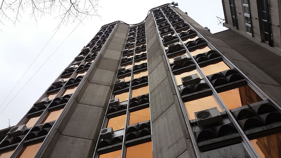 serbia, belgrade, low angle view, building exterior, architecture HD wallpaper