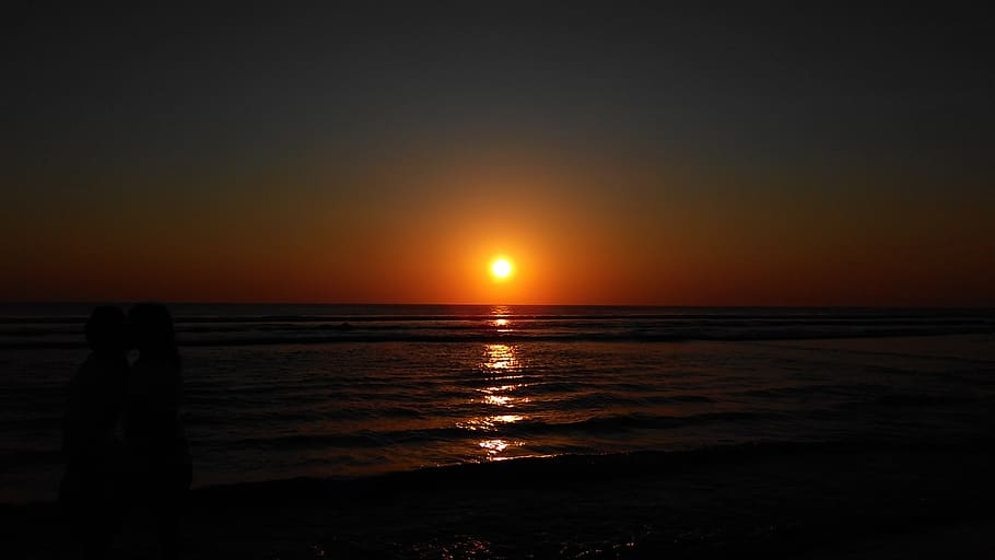 indonesia, double six beach, sunset, sky, water, sea, scenics - nature HD wallpaper