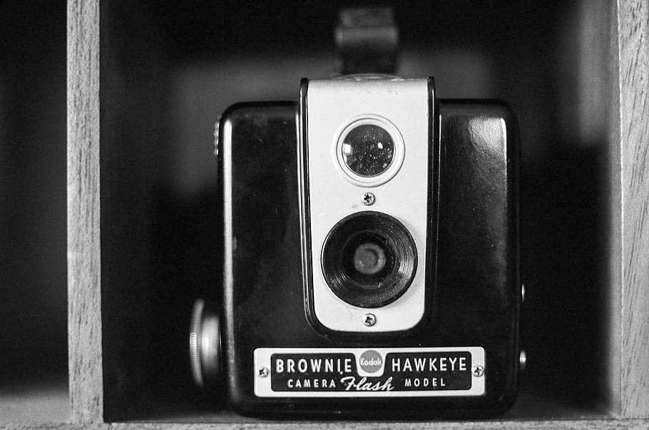 camera, electronics, digital camera, vintage, brownie, kodak HD wallpaper