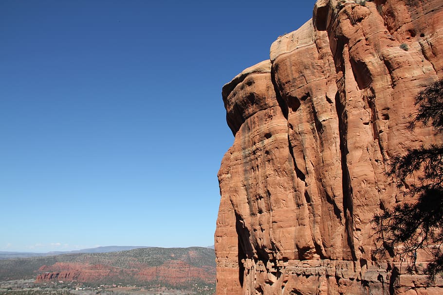 nature, outdoors, mesa, cliff, mountain, plateau, valley, canyon HD wallpaper