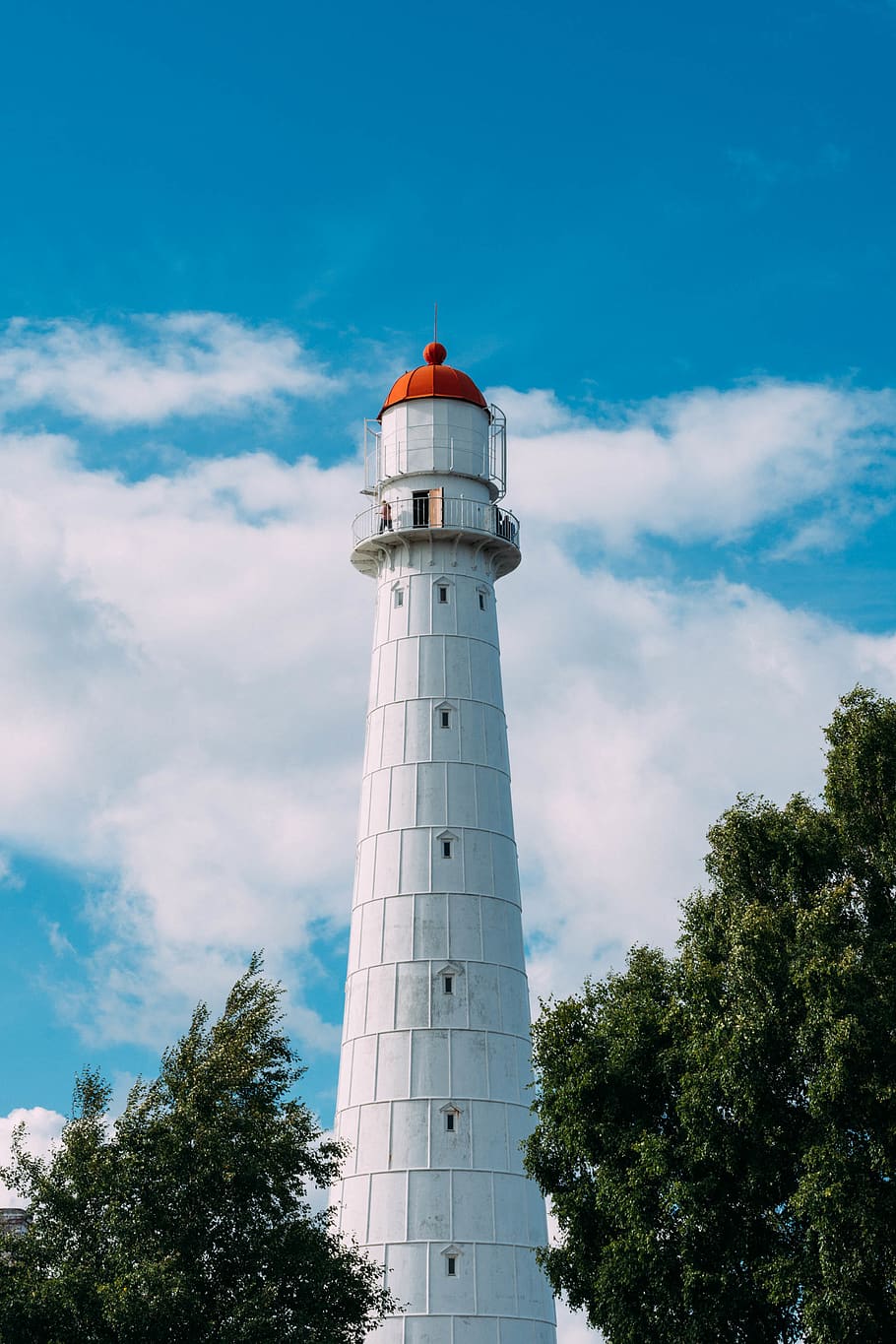 estonia, sky, tower, built structure, architecture, tree, building exterior HD wallpaper