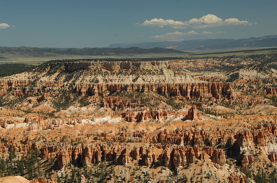 arid, barren, bird's eye view, canyon, daylight, desert, dry HD wallpaper