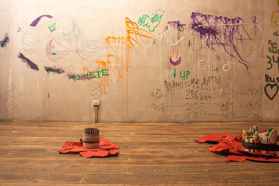 graffiti, wall, paint, background, old, distressed, color, colorful HD wallpaper