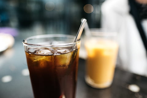 clear drinking glass on table, cup, beverage, alcohol, cocktail HD wallpaper