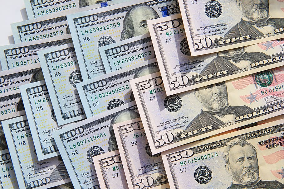 dollar, dollars, new, pile, bills, heap, debt, nobody, many HD wallpaper
