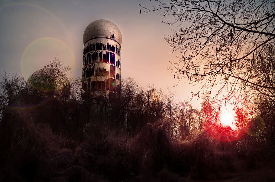teufelsberg, berlin, interception station, lost places, break up HD wallpaper